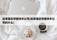 应用是区块链技术公司[应用是区块链技术公司的什么]